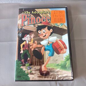 Adventures of Pinocchio DVD‎ Animated Classic Family Film Cartoon 2001 Liberty